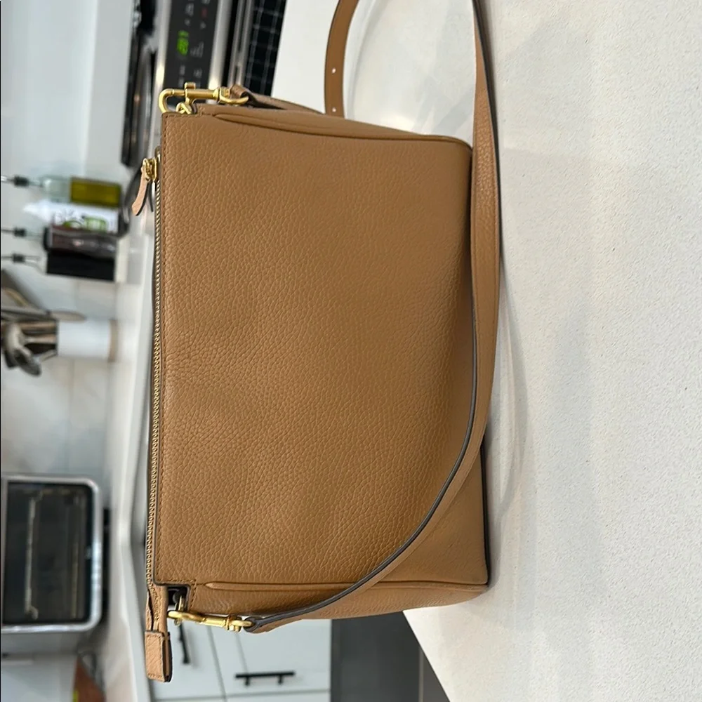 Tory Burch Tan Leather Crossbody Bag - Picture 5 of 9